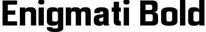 Enigmati Bold font - EnigmaB_2.TTF