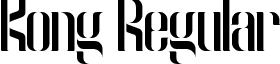 Kong Regular font - Kong-Regular.ttf