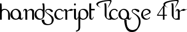 HandScript LCase 4LR font - LCASEH.ttf