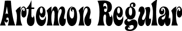 Artemon Regular font - Artemon.ttf