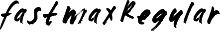 fast max Regular font - ZombieChecklist.ttf
