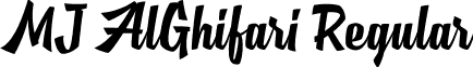 MJ AlGhifari Regular font - MJ_AlGhifari_Demo.ttf