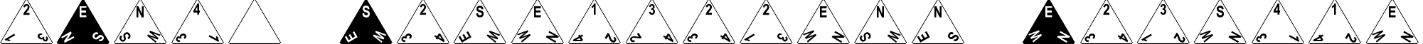 dPoly Tetrahedron Regular font - dPoly_Tetrahedron.ttf