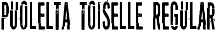 Puolelta toiselle Regular font - Puolelta_toiselle.ttf