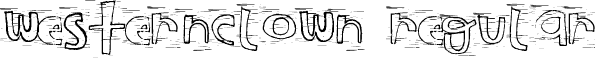 WesternClown Regular font - WesternClown.ttf