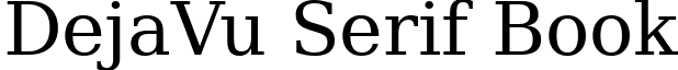 DejaVu Serif Book font - DejaVuSerif.ttf