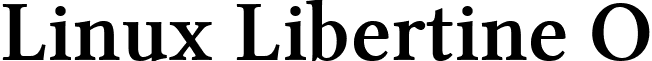 Linux Libertine O font - linlibertine_bd-4.1.5ro.ttf