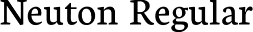 Neuton Regular font - Neuton.ttf