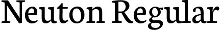 Neuton Regular font - Neuton-Regular.ttf