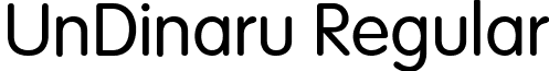 UnDinaru Regular font - UnDinaru.ttf