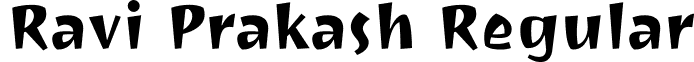 Ravi Prakash Regular font - RaviPrakash-Regular.ttf