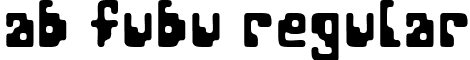 AB FuBu Regular font - AB_Fubu_by_redfonts.ttf
