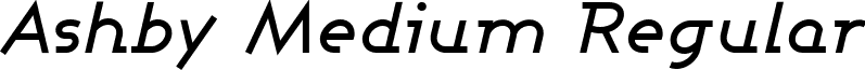 Ashby Medium Regular font - ASHBMI__.ttf