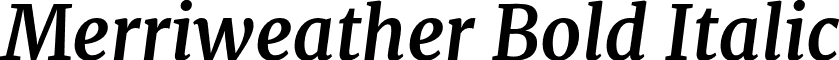 Merriweather Bold Italic font - Merriweather Bold Italic.otf