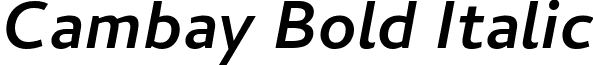 Cambay Bold Italic font - Cambay Bold Italic.ttf