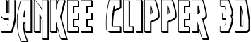 Yankee Clipper 3D font - yankclipper23d.ttf