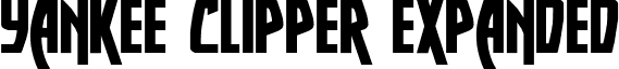 Yankee Clipper Expanded font - yankclipper2expand.ttf
