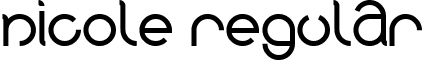 nicole Regular font - nicole.ttf