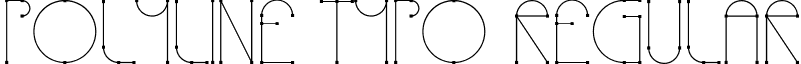 Polyline Typo Regular font - Polyline.ttf