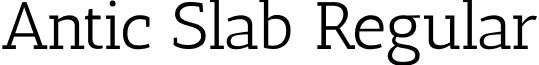 Antic Slab Regular font - AnticSlab-Regular.ttf