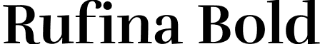 Rufina Bold font - Rufina-Bold.ttf