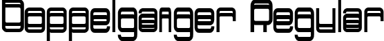 Doppelganger Regular font - Doppelganger.ttf