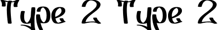 Type 2 Type 2 font - type_2.ttf