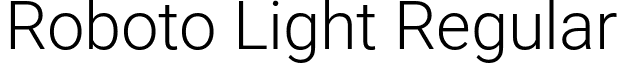 Roboto Light Regular font - Roboto-Light.ttf