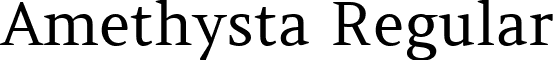Amethysta Regular font - Amethysta-Regular.ttf