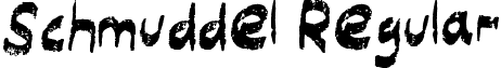 Schmuddel Regular font - Schmuddel.ttf