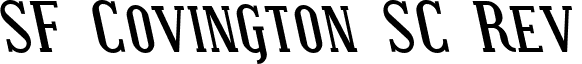 SF Covington SC Rev font - SF Covington SC Rev Bold Italic.ttf