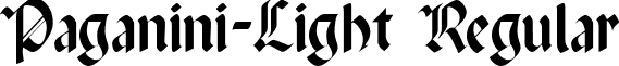 Paganini-Light Regular font - Paganini-Light Regular.ttf