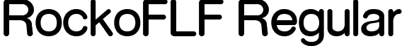 RockoFLF Regular font - Rocko FLF.ttf