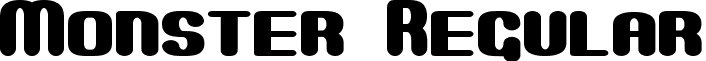 Monster Regular font - monster.ttf