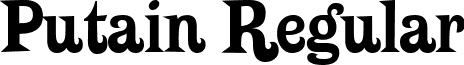 Putain Regular font - putain.ttf