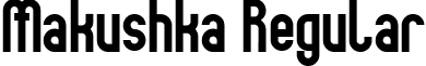 Makushka Regular font - Makushka Regular.ttf