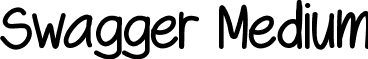 Swagger Medium font - Swagger Medium.ttf