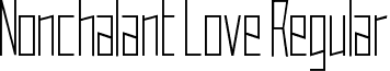 Nonchalant Love Regular font - Nonchalant Love.otf
