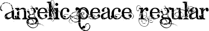 Angelic Peace Regular font - Angelic Peace Regular.ttf