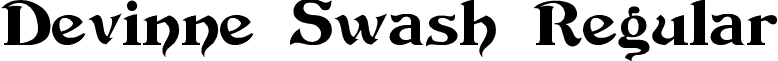 Devinne Swash Regular font - Devis___.ttf