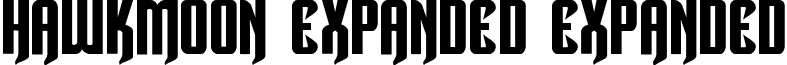 Hawkmoon Expanded Expanded font - Hawkmoon Expanded Expanded.ttf