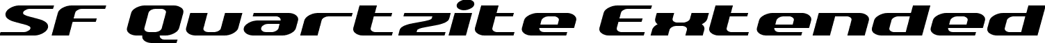 SF Quartzite Extended font - SF Quartzite Extended Italic.ttf
