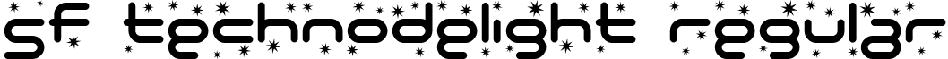 SF Technodelight Regular font - SF_Technodelight.ttf