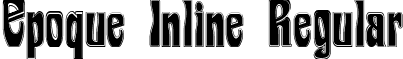 Epoque Inline Regular font - Epoque Inline.ttf