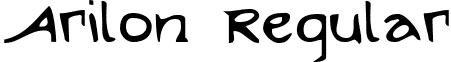 Arilon Regular font - Arilon Regular.ttf