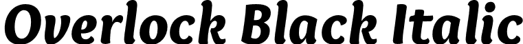 Overlock Black Italic font - Overlock-BlackItalic-OTF.otf