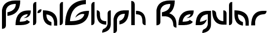 PetalGlyph Regular font - PetalGlyph.ttf