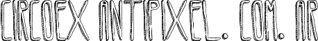 Circoex ANTIPIXEL. com. ar font - circoex1.ttf