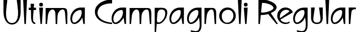 Ultima Campagnoli Regular font - Ultima_Campagnoli_bold.otf