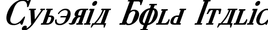 Cyberia Bold Italic font - Cyberia Bold Italic Bold Italic.ttf